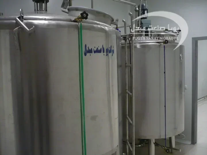 تجهیزات مخزن استیل