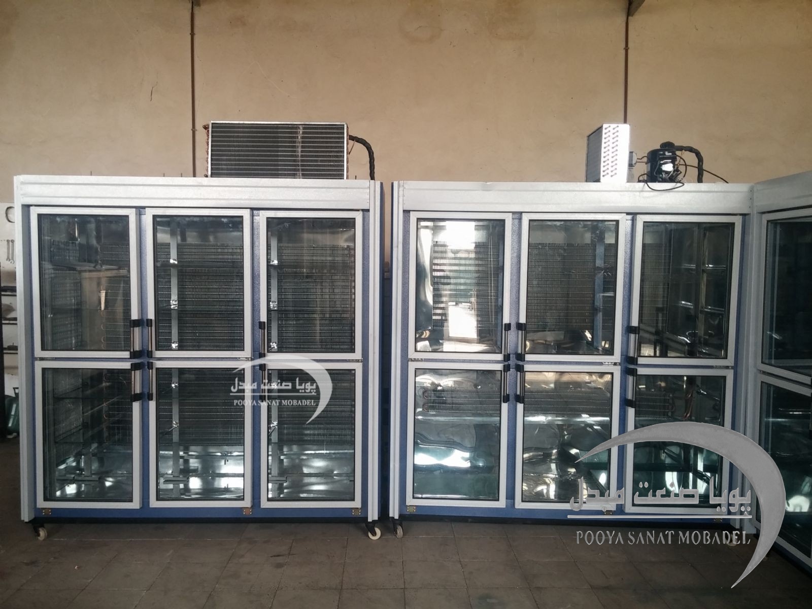 یخچال ویترینی ۶ درب