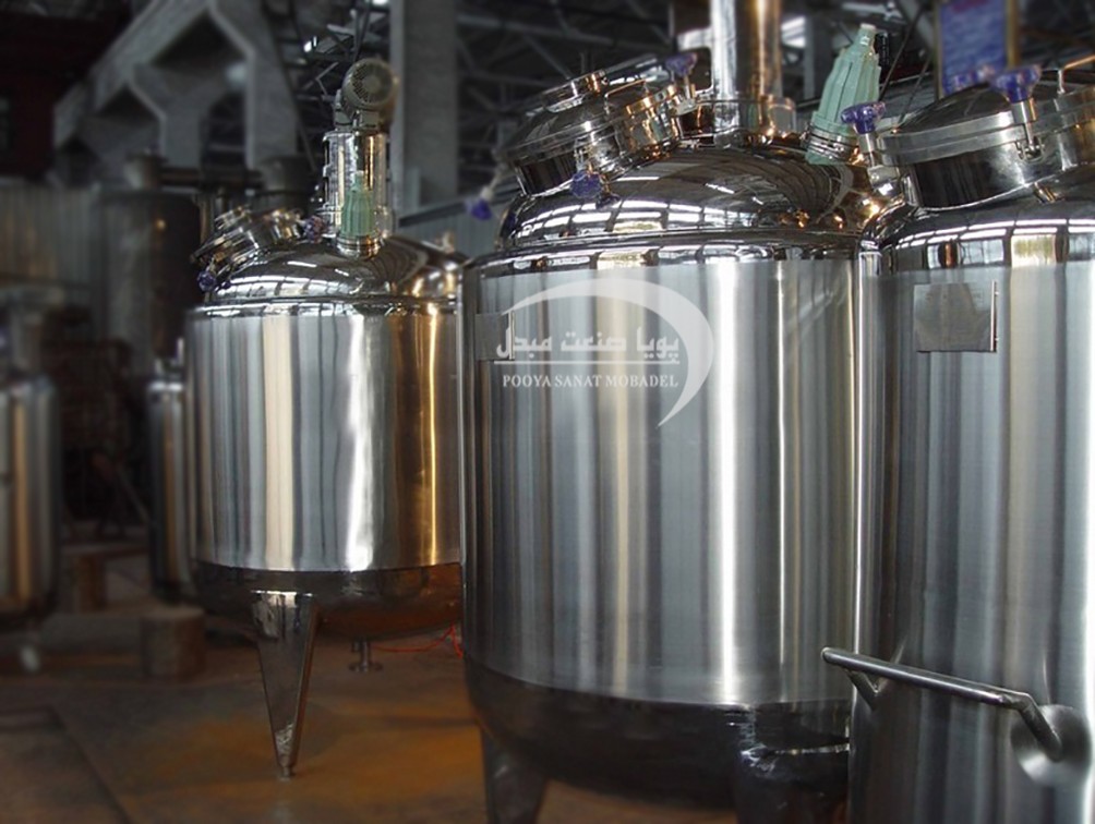 Double-walled stainless steel reactor 304