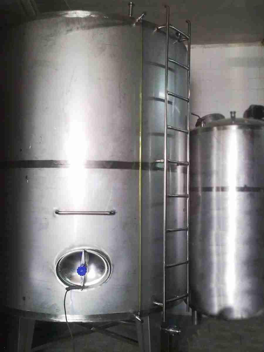 List of single layer stainless steel tanks